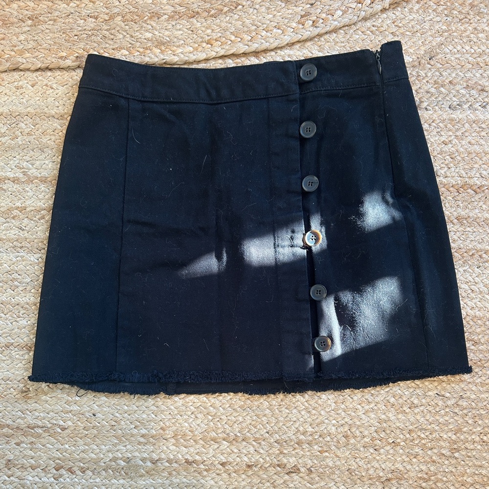 Button-Front Mini Skirt - image 8